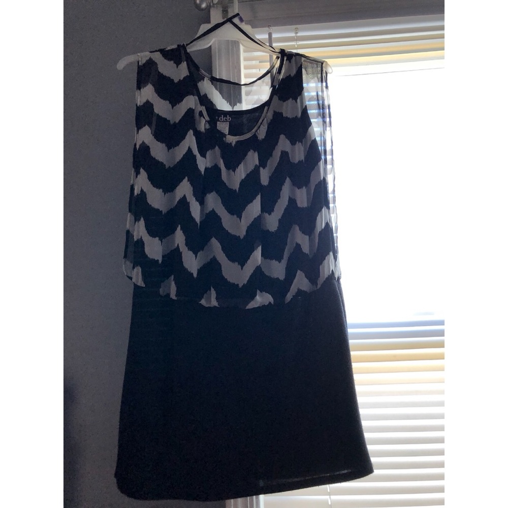 Black and white fancy dress